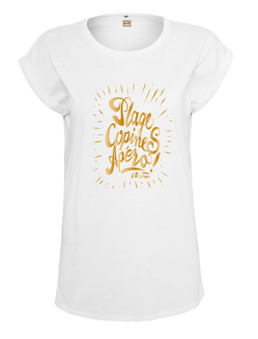T-shirt Plages Copines Apéro