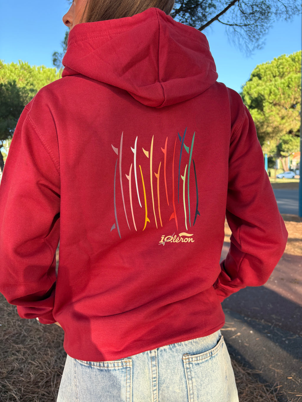 Sweat à capuche Color Surf