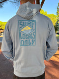 Sweat à capuche Surf locals only