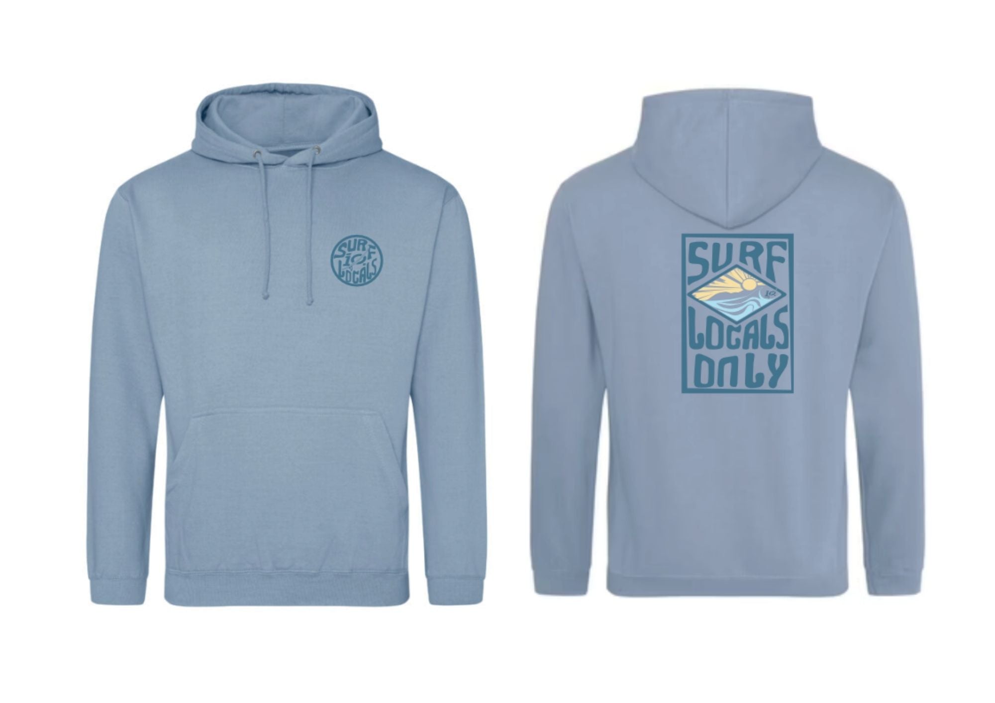 Sweat à capuche Surf locals only